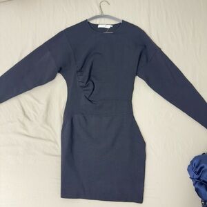 Astr Long Sleeve black Dress